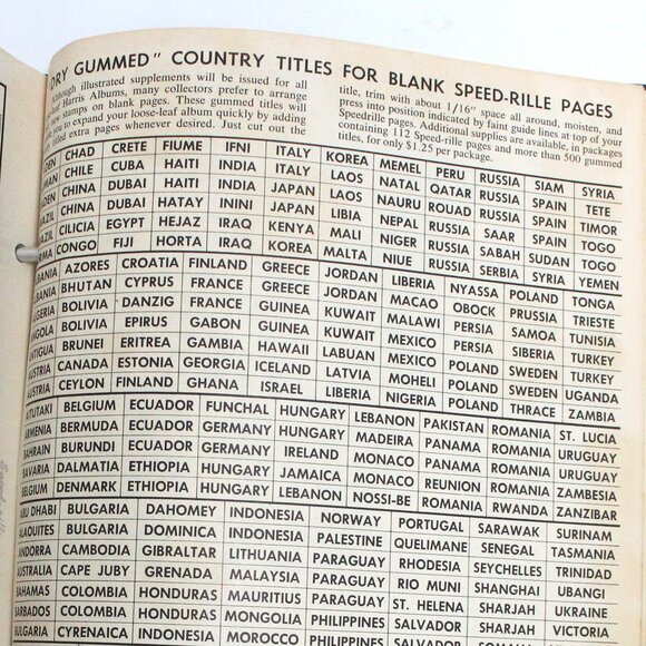 Vintage Ambassador World Stamp Album for Postage Stamps of the World - No Stamps - Picture 12 of 15